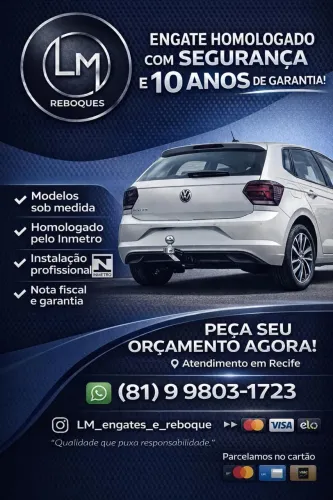 Engates para carros nacional e importados. 