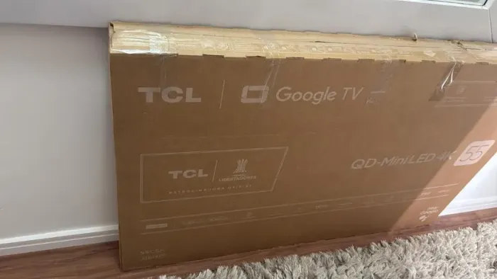 SMART TV TCL 55'' Qled Mini Led 4k C6k - NA CAIXA - COMPREI E NEM ABRI