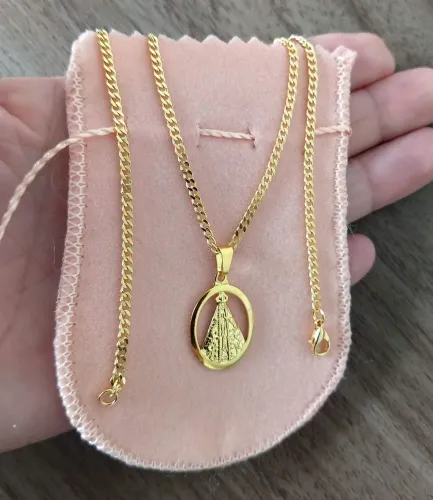 Corrente banhada no ouro 18k