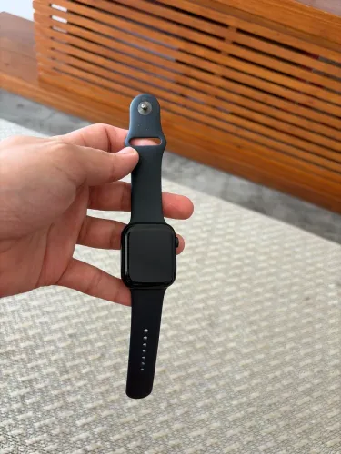 Apple Watch series 7 45 mm aluminum ceramic case Preto