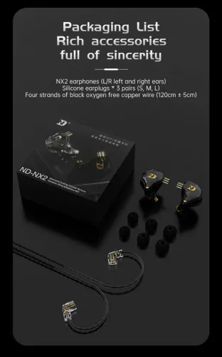 Fone de ouvido ND nx2