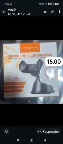 Suporte de celular para carro prático