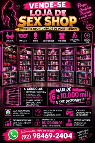 Vendo loja completa