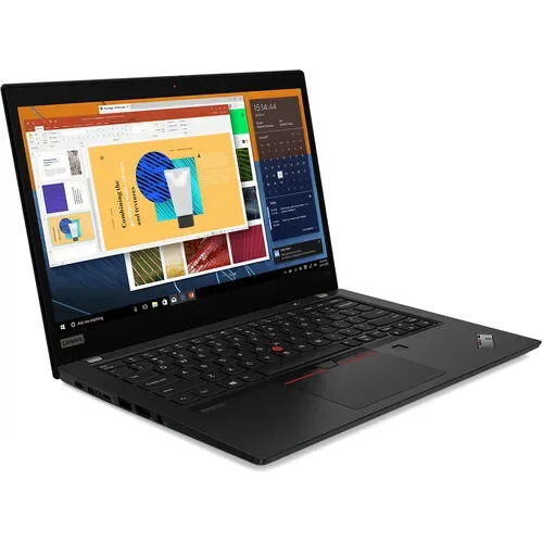 Thinkpad X13 10310u 16gb 256gb com marca branca quando escuro 