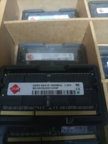 Memória DDR3 8GB 1600 PC3L 1.35V NOTEBOOK GARANTIA