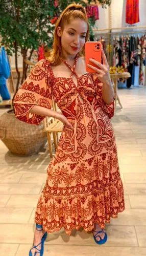 Vestido Farm novo (tag) Doha