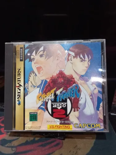 STREET FIGHTER ZERO 2 SEGA SATURNO ORIGINAL COMPLETO