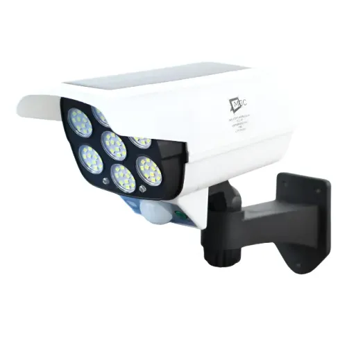 Refletor Led MGC Solar Sensor Movimento Formato de Câmera