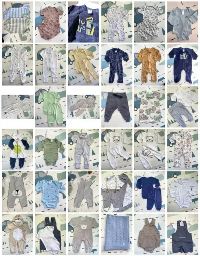 Lote roupa menino 0-6 meses