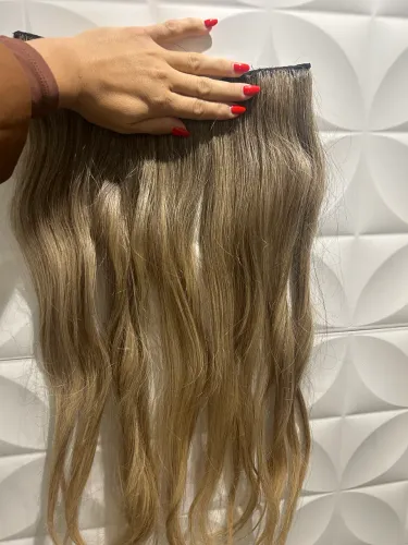 cabelo humano na tela 100 gramas