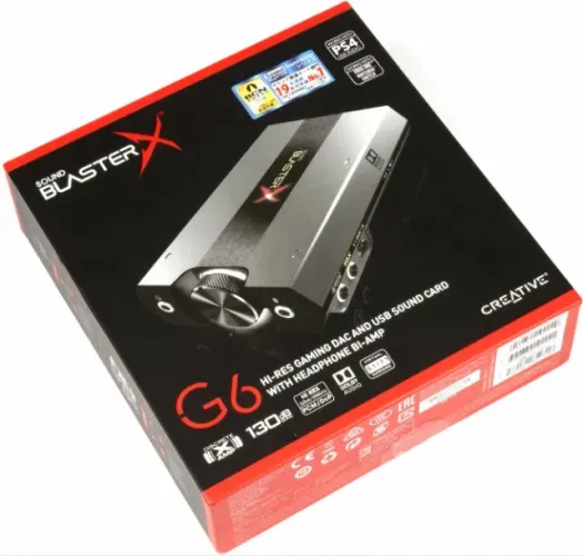 Placa De Som Sound Blaster X G6 7.1