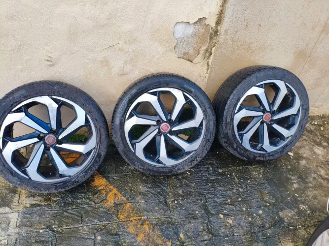 JOGO DE RODAS 17 4X98 COM PNEUS