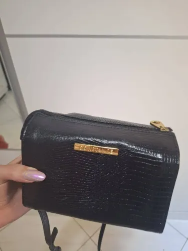 Bolsa baú Constance em couro