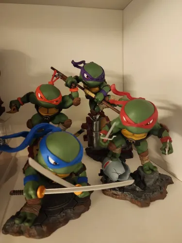 Minico tartaruga ninja iron studios lote