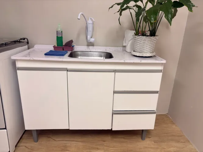 Armário cozinha com pia