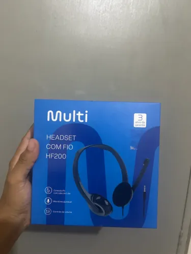 Fone headset com fio hf200