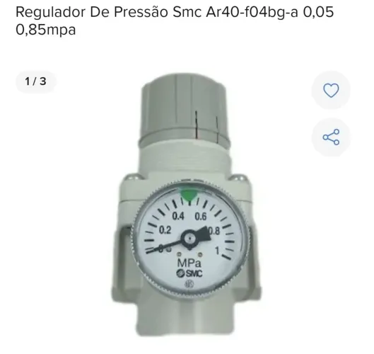Peças industriais   RUGULADOR DE PRESSÃO 
