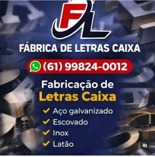 Fábrica de letras caixas