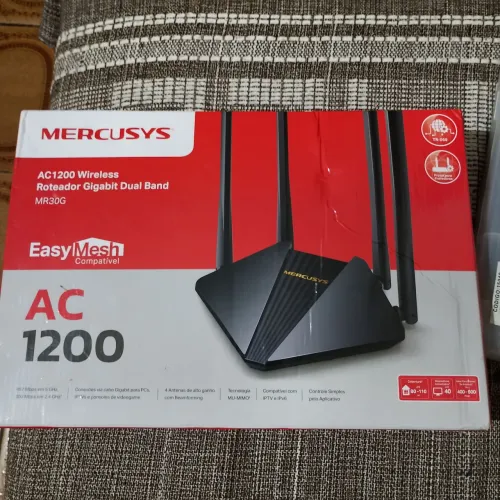 Roteador de alto alcance mercusys ac 1200 por 99,99