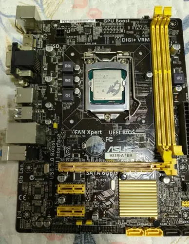 Kit Placa-mãe ASUS H81M-A/BR + Intel Core i5-4460