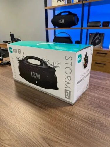 Caixa de som FAM STORM 120W (A503) - Produto lacrado com Nota fiscal + Garantia de 1 ano