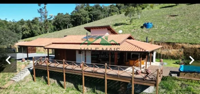 Casa zona rural mobiliada à venda, 2 alqueires por R$ 1.300.000 - Cunha - Cunha/SP