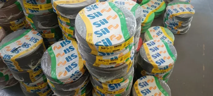 Cabo flexivel 1,50mm todas as cores lance de 50 metros