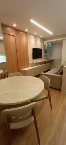 Mesa de jantar em MDF 120cm diâmetro