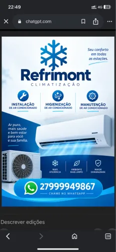 Instalação de ar-condicionado manutenção e higienização