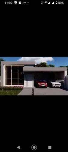 R$ 900 mil mobiliada Casa 3/4 condomínio fechado Parque paraíso pode financiar