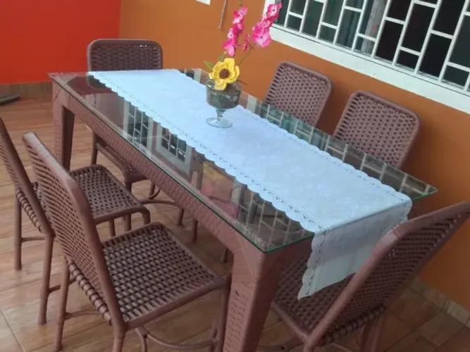 Mesa e 6 Cadeiras para Jardim: Beleza e Durabilidade