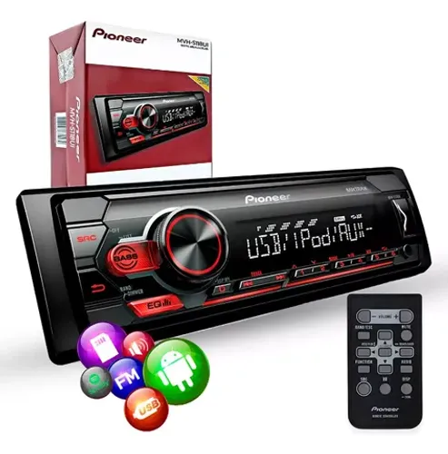 Aparelho De Som Pioneer Mvh-s118ui Mp3 Mixtrax Controle Usb