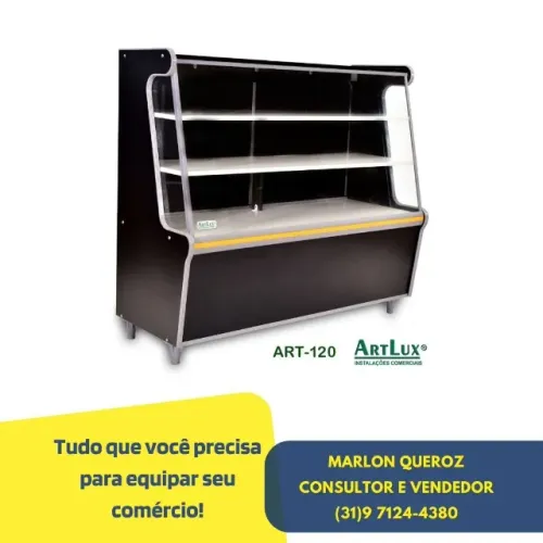 Balcao Vitrine Seco Artlux