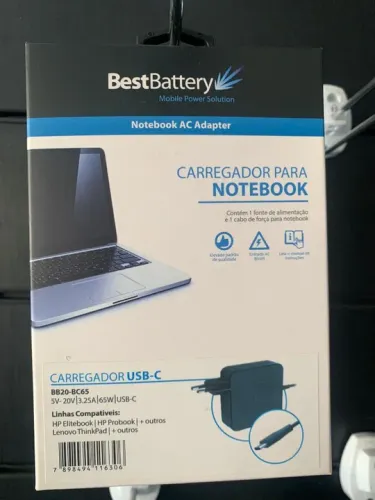Fonte Carregador para Notebook BB20-BC65 - 65W