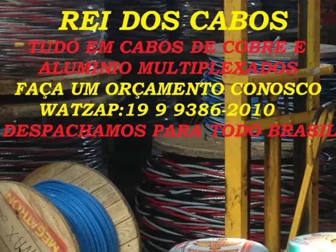 Cabo de aluminio singelo 300mm cabo 1kv nas cores preta e azul