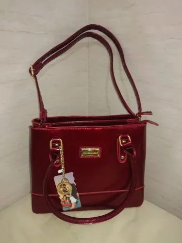 Bolsa verniz vermelha Moda Bolsas