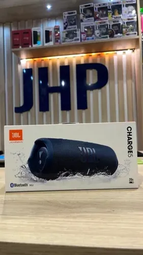 Caixa de som JBL Charge 5 Azul Original - Loja Física - Até 12x sem juros 