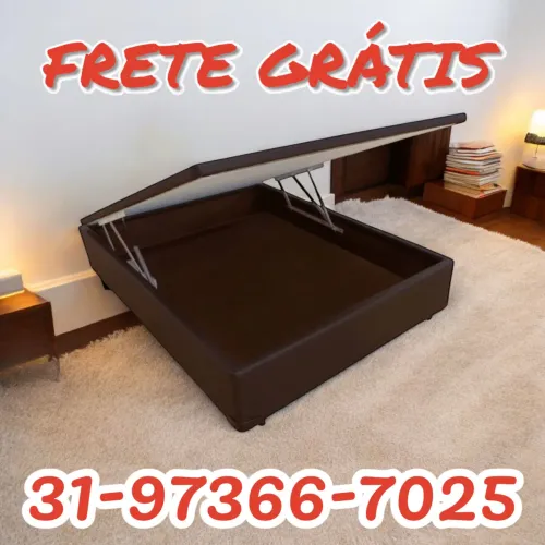 CAMA BOX CASAL BAÚ A PRONTA ENTREGA!!!