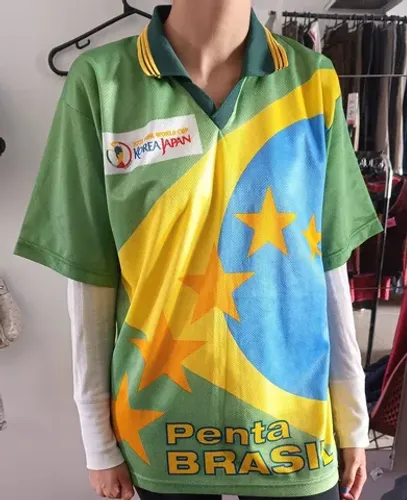 Camisa 2002 FIFA World Cup Brasil Korea Japan Copa - Tam M 
