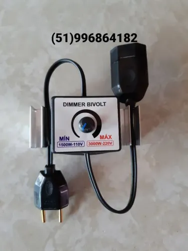 DIMMER DIMER CONTROLADOR DE POTÊNCIA 1500W/3000W E ILUMINAÇÃO 