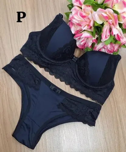 Conjunto calcinha e sutiã modelos no tamanho P