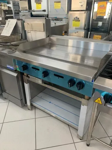 Chapa a gas hamburgueira 90cm com 1,9cm de espessura - Alecs
