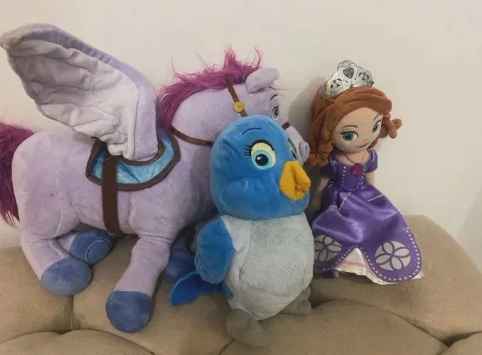 Princesa Sofia amigos cavalo, passaro