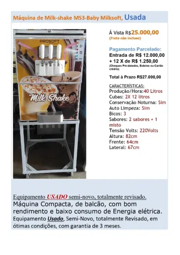 Maquina de sorvete Expresso