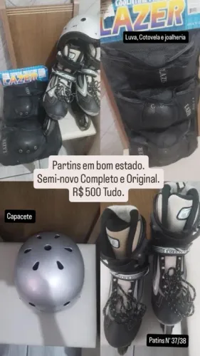 Vendo patins tamanho 38