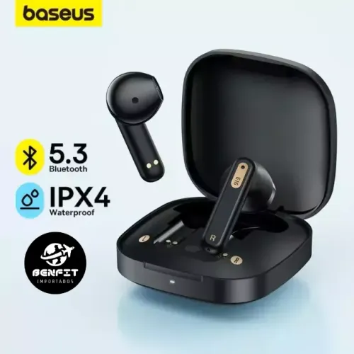 Fone De Ouvido Tws Baseus Bowie E16 Bluetooth 5.3 Preto
