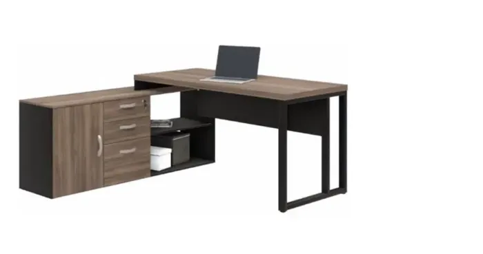 Vendo mesas retas com credenza novas de fábrica