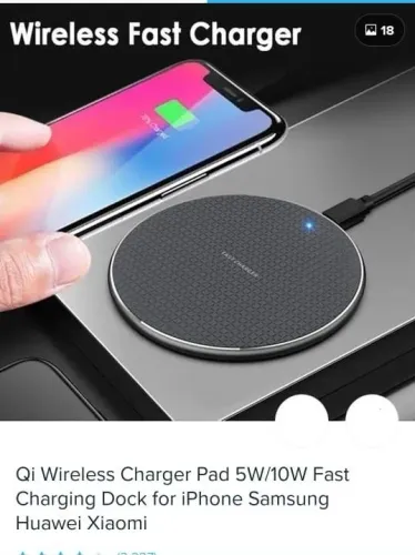 Carregador rápido Qi Base Wi-fi 5w/10w universal(Novos)