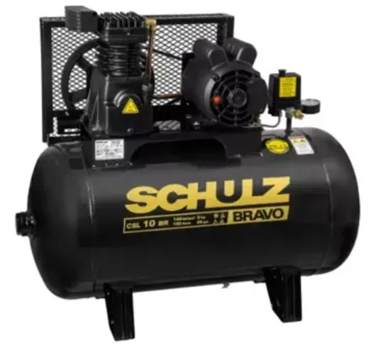 COMPRESSOR DE AR SCHULZ BRAVO CSL 10 BR 140 LITROS