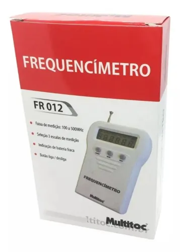 Frequencimetro Digital Fr 012 Multitoc Controle Remoto Tx